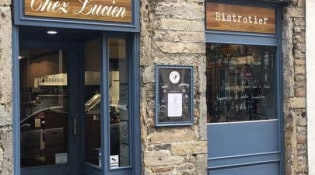 Chez Lucien - La façade du restaurant 