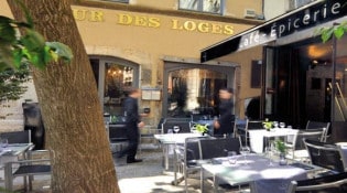 Restaurant Cour des Loges - La terrasse