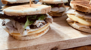 En attendant dimanche - Sandwich revisité au poulet