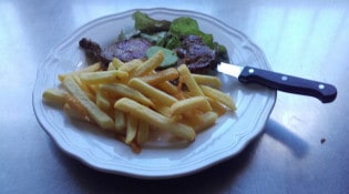En K2 Pause - Entrecôte frites