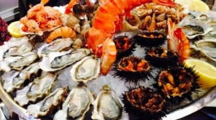 Ecailler cellerier - Les fruits de mer