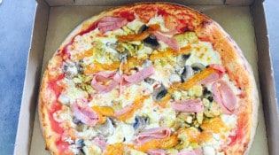 Yams pizza - Une pizza