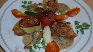 Restaurant Le Manoir - Andouillette en croute