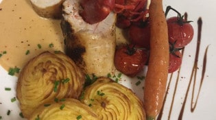 La Ré'création - Un poulet aux écrevisses revisité