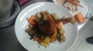 Auberge des vignerons - Souris d agneau cofite