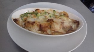 Café du beaujolais - Gratin de cabillaud