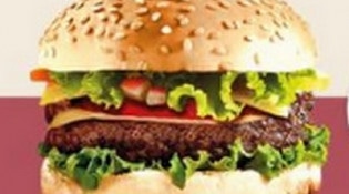 Café du Centre "Chez Sissis" - Un burger