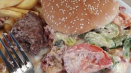 Ah! Nos Pizz' - Un burger