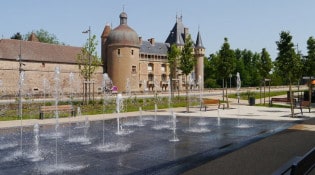 Les Terrasses du Château - La façade du restaurant