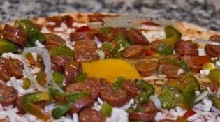 La pizza - Une pizza