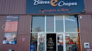 Bières et Chopes - La façade du restaurant
