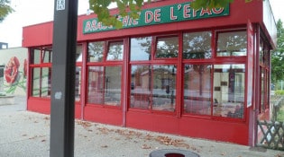 Brasserie de l'épau - La façade du restaurant