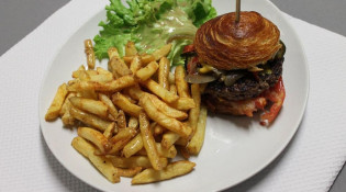 La Cabane - Une assiette burger