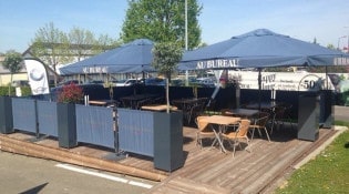 Au bureau - la terrasse