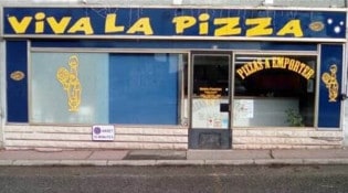 Viva la Pizza - La façade du restaurant