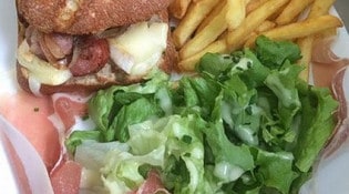 Hotel  de la Gare - Le burger savoyard