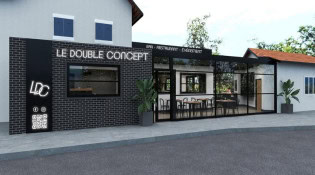 Le Double Concept - La façade