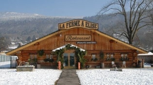 La Ferme à Elise - La façade du restaurant