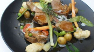 Hôtel Restaurant Blanc - Un plat