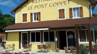 Le Pont Coppet - La façade du restaurant