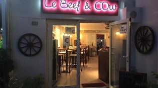 Le Beef & COw - La façade du restaurant