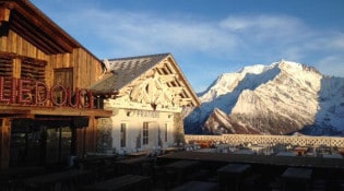 La Folie Douce - La façade du restaurant