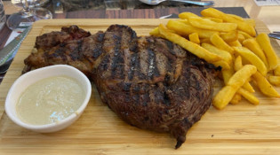 Leman steak house - Une grillade