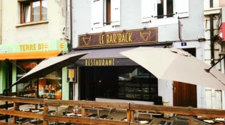 Le Bar'Back - La façade du restaurant