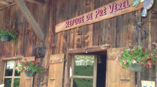 Refuge de Pré vérel - la façade