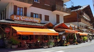 La Calèche - La façade du restaurant