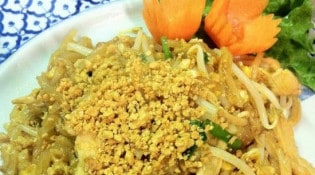 Restaurant chiangmaï - Le pad thai poulet