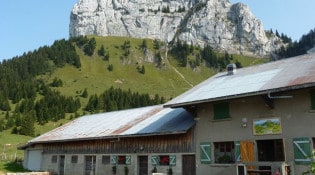 Chalet de Balme - La façade du restaurant