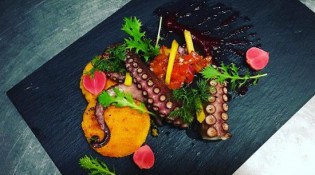 Café léonard - Le poulpe snacké