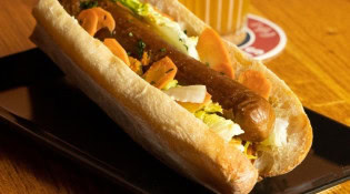 Bar Demory Paris - Un hot dog