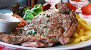 La Dame de Paris - Faux-filet frites