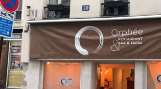 Orphée - La façade du restaurant