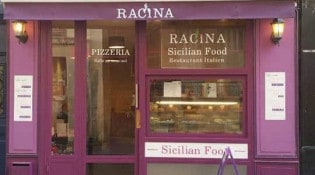 Racina - La façade du restaurant