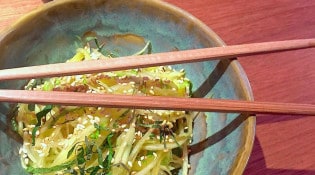 Steam Bar - green papaya et shiso