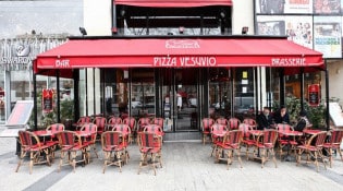 Pizza Vesuvio - La façade du restaurant