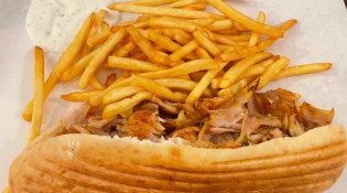 Galerie kebab - Un sandwich kebab, frites