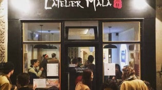L'Atelier Mala - La façade du restaurant