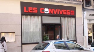 Les Convives - La façade du restaurant