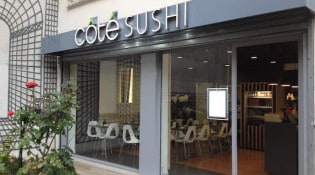 Coté Sushi - La façade du restaurant