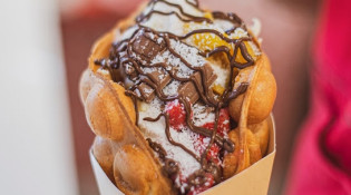 Yogurt Factory - Bubble waffle