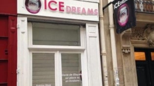 Icedreams - Une façade de la boutique