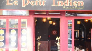 Le Petit Indien - La façade du restaurant