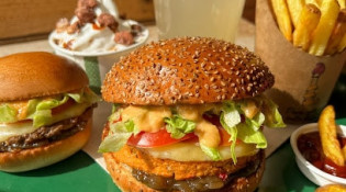 Bioburger - Un burger avec des frites