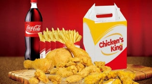 Chicken's king - Un menu 