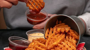 Out Fry - Waffle fries