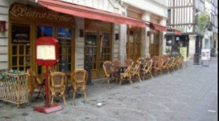 Le Bistrot D'Arthur - le restaurant avec la terrasse